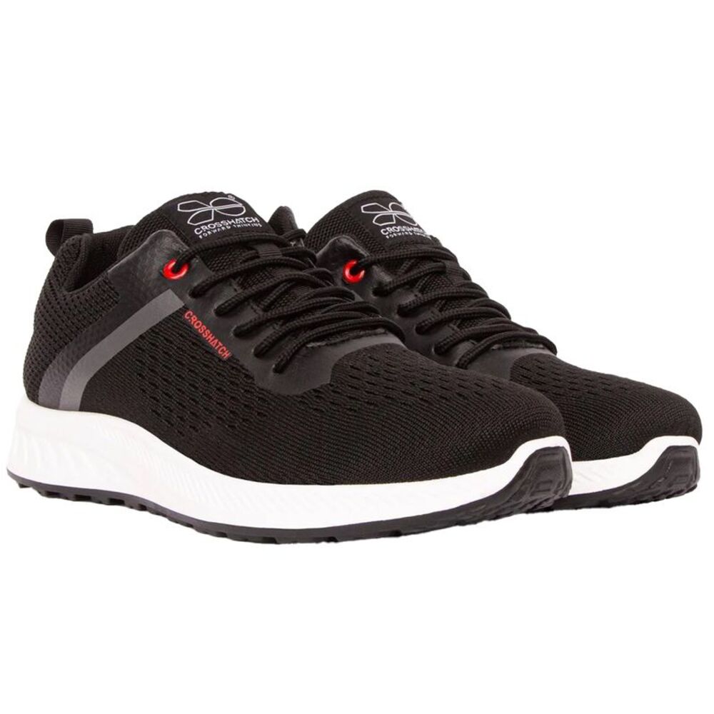 Crosshatch Mens Kamran Sneakers / Black